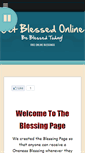 Mobile Screenshot of getblessedonline.com